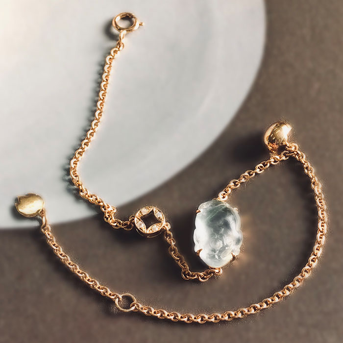 翡翠貔貅手链【定制款】