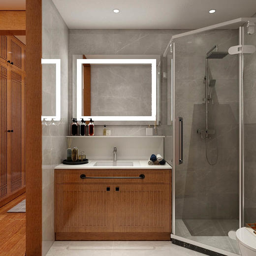 盛唐直棂格卫浴柜 商品图0