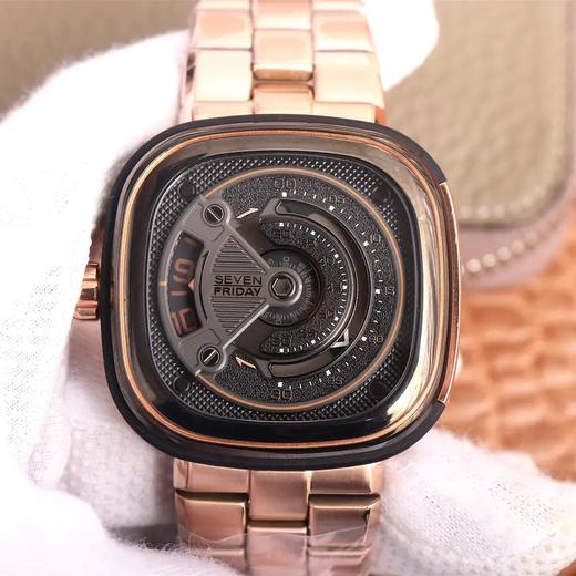 SV七个xqw，原装316L不锈钢表带，市场z高版本，男士腕表，自动机械机芯，钢表带+送皮表带，密底。 商品图0