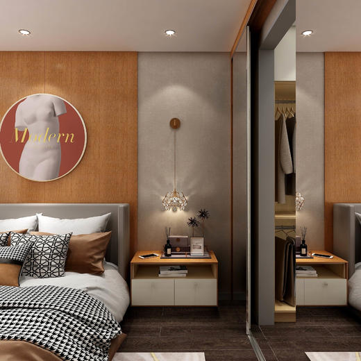 奢雅尚风床头柜 商品图0