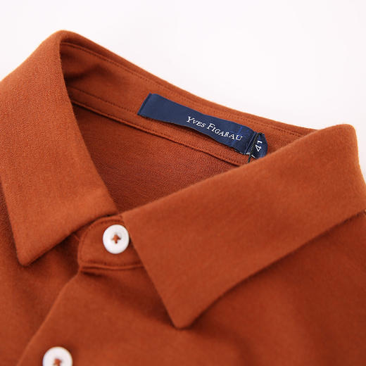 YvesFigarau伊夫·费嘉罗秋冬新款简约抗皱舒适保暖休闲长袖衬衫902325 商品图6