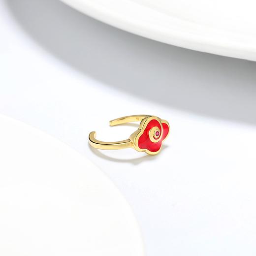 【采购专享】宫里的世界 如意元宝银镀金戒指 商品图5