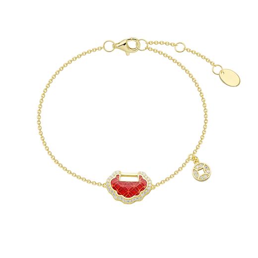 【采购专享】宫里的世界 称心如意银镀金手链 商品图3