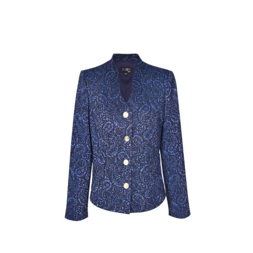 圣三利女装 新款中国风纹理提花修身款上衣外套SL2032135 商品图4