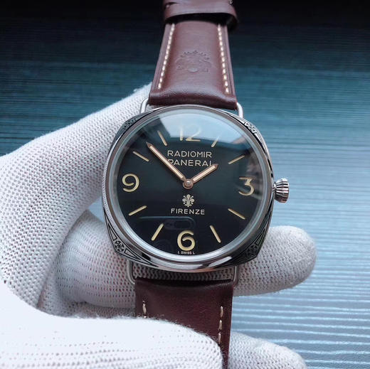 N出品：noobmaker新神器-高版本佛罗伦萨限量版PAM00672震撼登场引领潮流，精工细琢，雕花工艺全新升级，整表采用316精钢雕刻，纹路圆润清晰，极具历史感与复古色彩！ 商品图14