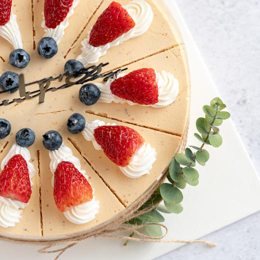 慕斯蛋糕 焦糖夏威夷果慕斯 慕斯蛋糕07 甄选低脂奶油 绵软巧克力蛋糕胚 商品图3