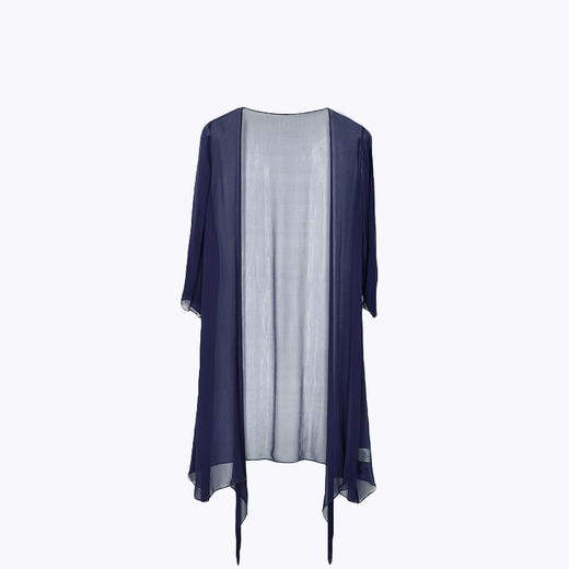 SAINT L’UCK/圣媛夏季轻薄中长款桑蚕丝雪纺开衫SA219A67 商品图2