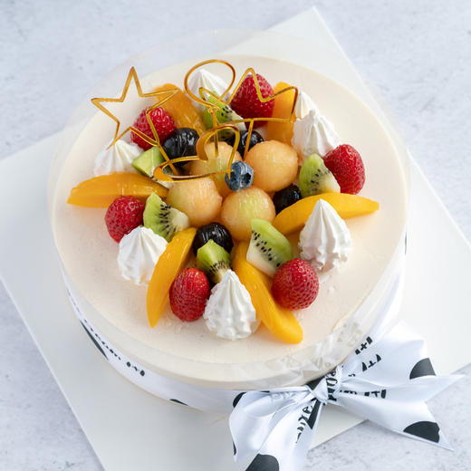 慕斯蛋糕06 牛奶奶油慕斯 甄选低脂奶油 绵软巧克力蛋糕胚 商品图1