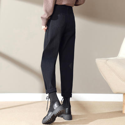 裁缝学苑 AG110高腰直筒女裤萝卜裤哈伦老爹裤子纸样打版裁剪图纸 商品图3