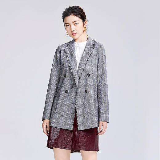 SAINT L’UCK/圣媛女装格子休闲外套SA120A04 商品图2