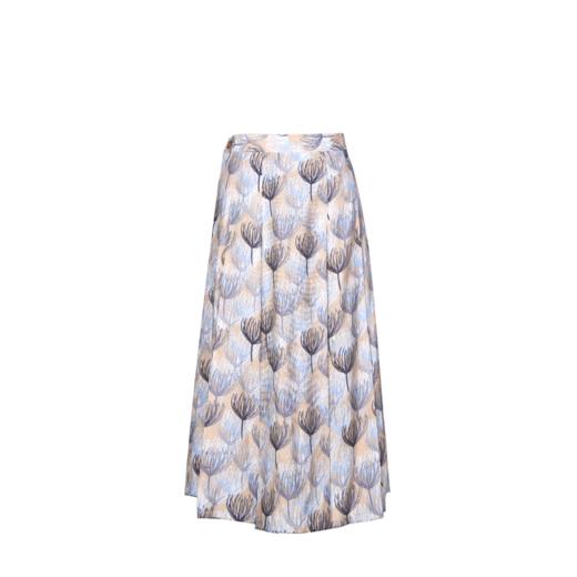 圣三利女装 新款优雅印花中长款半身裙SL2015119 商品图4