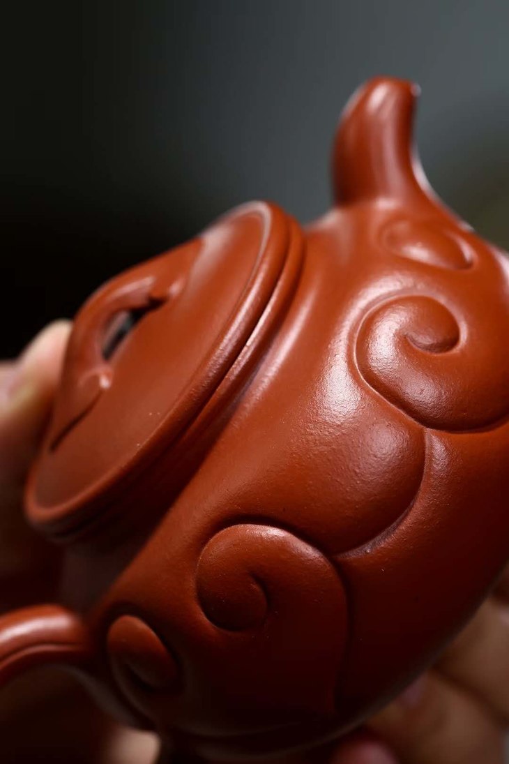 z宜兴紫砂壶仿古如意