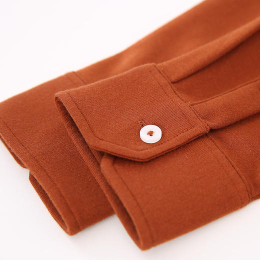 YvesFigarau伊夫·费嘉罗秋冬新款简约抗皱舒适保暖休闲长袖衬衫902325 商品图7