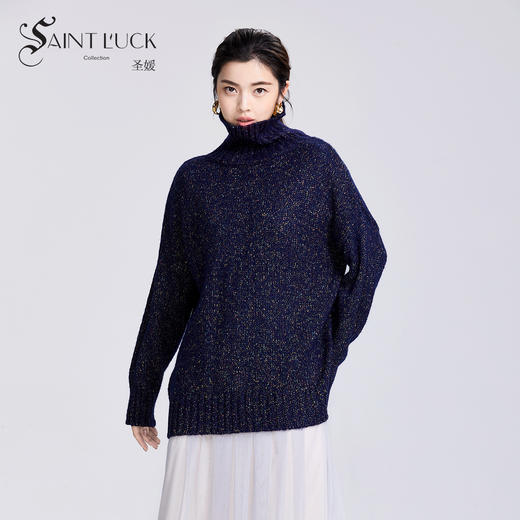 SAINT L’UCK/圣媛女装秋季高领毛衣SA319M04 商品图0