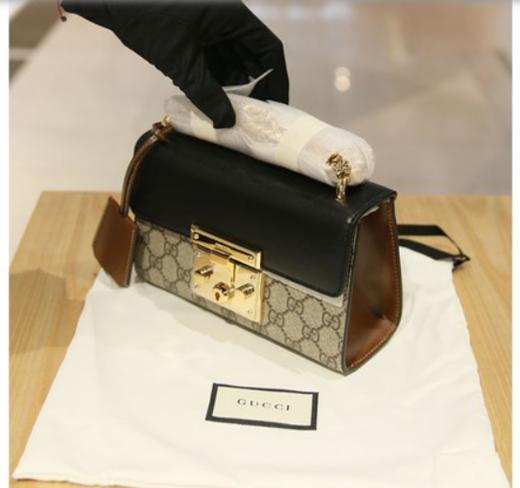 奥莱GUCCI Padlock古驰女士小号单肩包（409487 KLQJG 9785）JPY带授权招加盟代理 商品图1