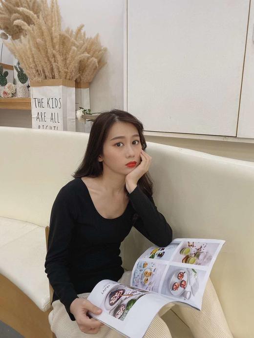 新款秋冬阳离子无痕双面德绒保暖内衣女修身发热圆领百搭打底衫女 商品图3