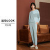 HSIA遐 睡衣女春秋新款磨毛长袖宽松休闲运动风可外穿家居服套装 商品缩略图5