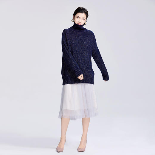 SAINT L’UCK/圣媛女装秋季高领毛衣SA319M04 商品图4