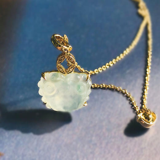 富甲天下翡翠螃蟹项链【定制】 商品图1