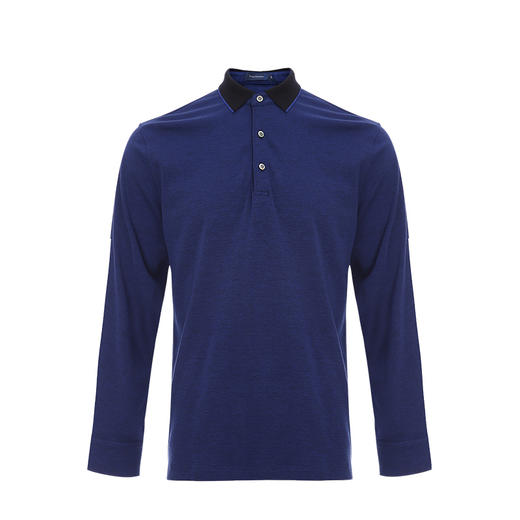 YvesFigarau伊夫·费嘉罗秋冬新款男士简约舒适商务职场休闲长袖T恤900902 商品图2