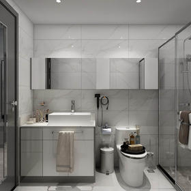 晶心简约卫浴柜