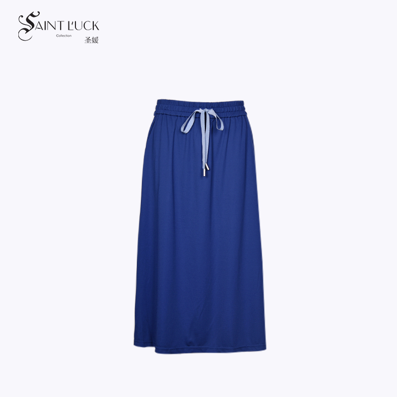 SAINT L’UCK/圣媛女装中长款休闲半身裙，半裙SA120B21