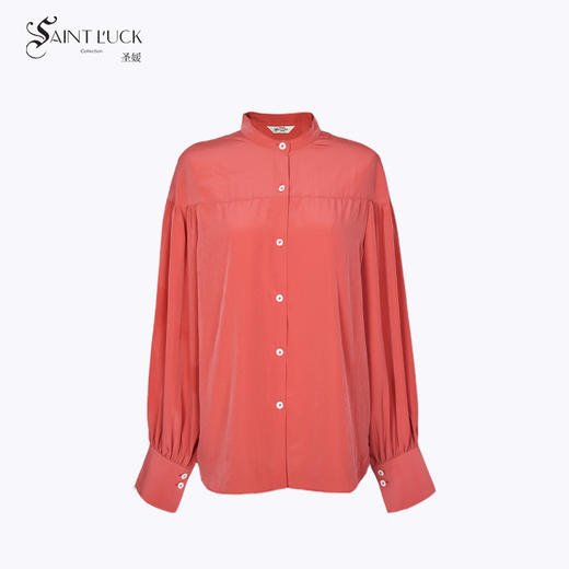 SAINT L’UCK/圣媛女装新款秋季纯色休闲衬衫SA320E53 商品图0