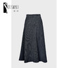 圣三利女装 新款中长款格纹弹力针织波浪半裙SL2035113 商品缩略图0