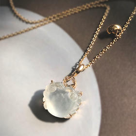 富甲天下翡翠螃蟹项链【定制】