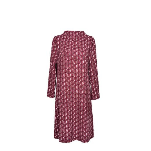 圣三利女装 新款田园风半高领中长款印花连衣裙 SL1917219 商品图4