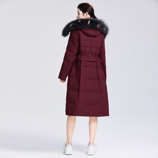 SAINT L’UCK/圣媛专柜正品冬季中长款纯色连帽羽绒服SA419S57 商品图2