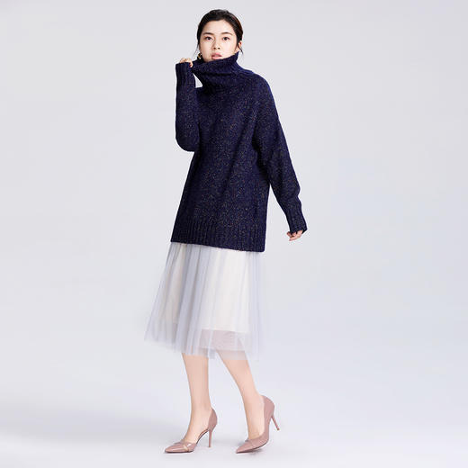 SAINT L’UCK/圣媛女装秋季高领毛衣SA319M04 商品图3