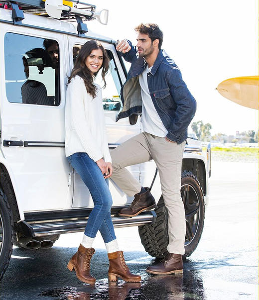 限时特价——西班牙原产时尚舒适女款踝靴高雅栗棕色PB10 商品图5