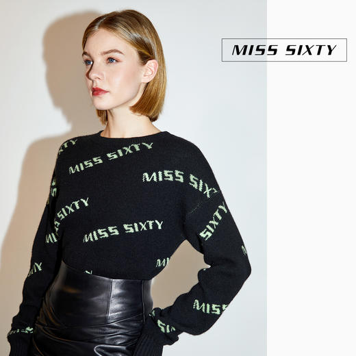 Miss Sixty2020冬季新款羊毛混纺字母毛织套头衫女604RJ0920000 商品图5
