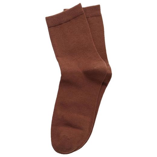 HSIA遐 袜子女中高筒棉袜3双装保暖抗起球秋冬新款长款袜堆堆袜潮 商品图5