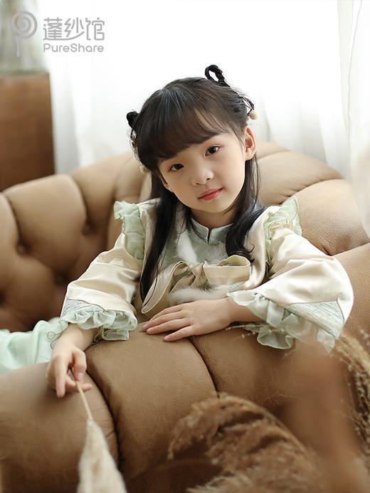 非质量问题不退换哦~pureshare 花木兰公主裙新拜年礼服汉服气质可爱宝宝连衣裙子-花木兰 商品图3