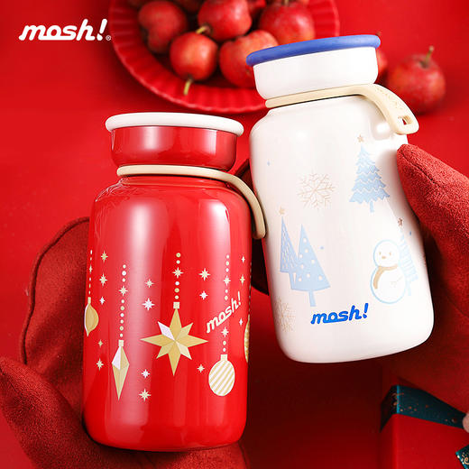 日本mosh!保温杯 圣诞定制款 330ml