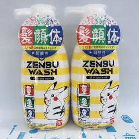Bandai皮卡丘全身用洗发沐浴露300ml（448075）