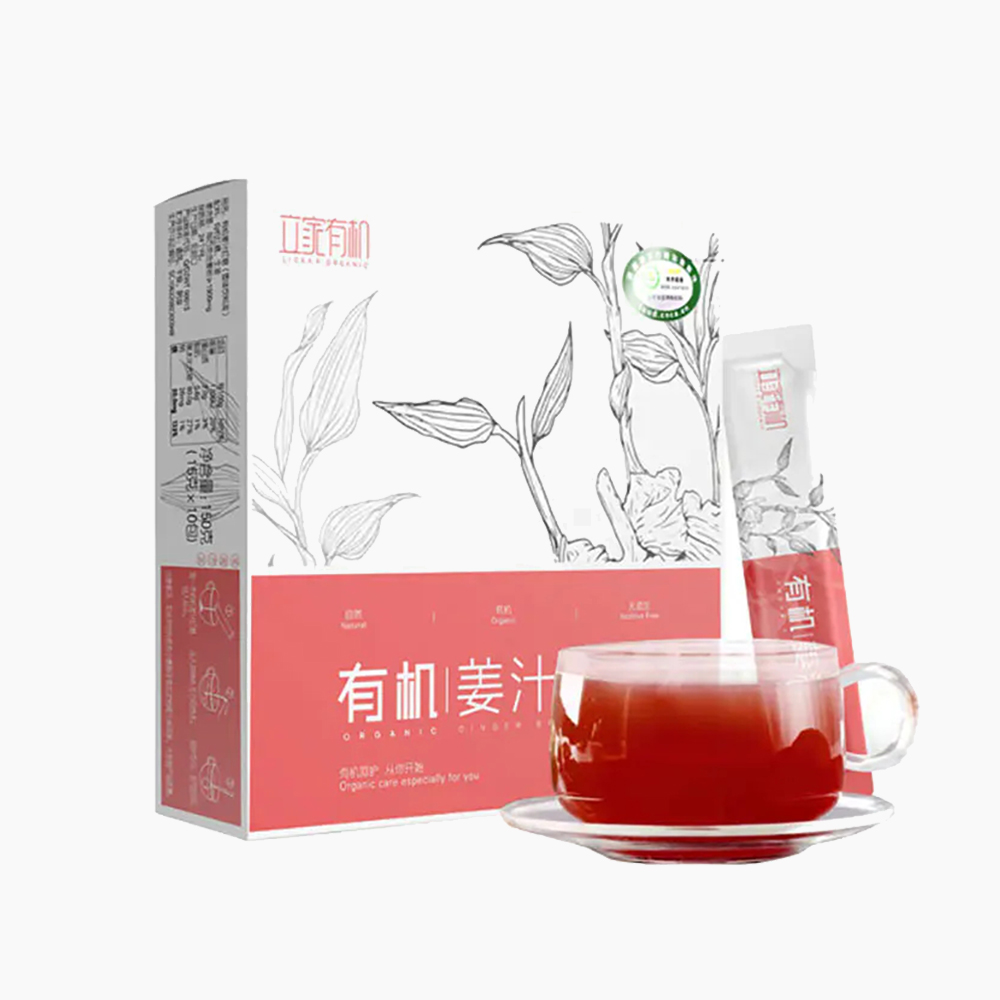 有机姜汁红糖 15g*10/盒（中国有机认证、有机红糖、有机老姜）