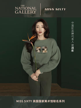 [江疏影同款]Miss Sixty20冬新款英国国家美术馆联名系列毛衣女604RJ5500000