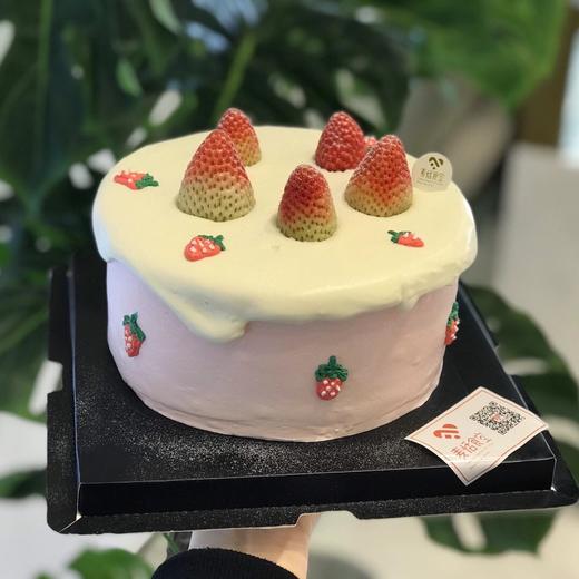 小草莓蛋糕(进口淡奶油 新鲜水果)提前3小时预定