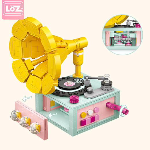 T LOZ积木  1123   留声机 商品图4