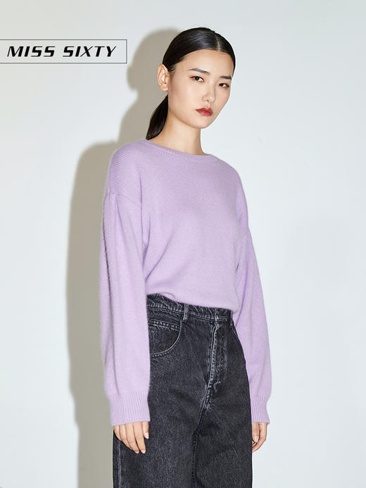 Miss Sixty2020冬季新款英国国家美术馆联名系列印花刺绣毛织衫604RJ2780000 商品图1