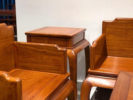 红桥红  家具严选  缅甸花梨（大果紫檀）  【弯腿 三围独板沙发 十三件套】 商品图3