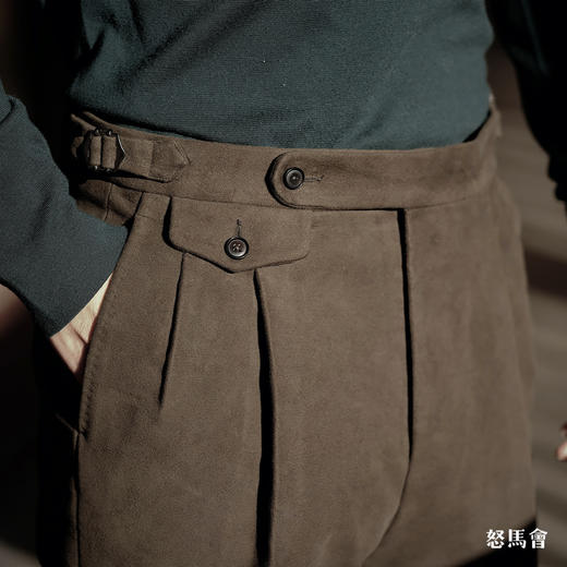 Hardy Minnis Eskdale Moleskin 鼹鼠皮高克重棉意式工艺裤装 商品图2