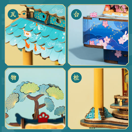 T 若来 美人新说八音盒 与君戏 AMU03 商品图3