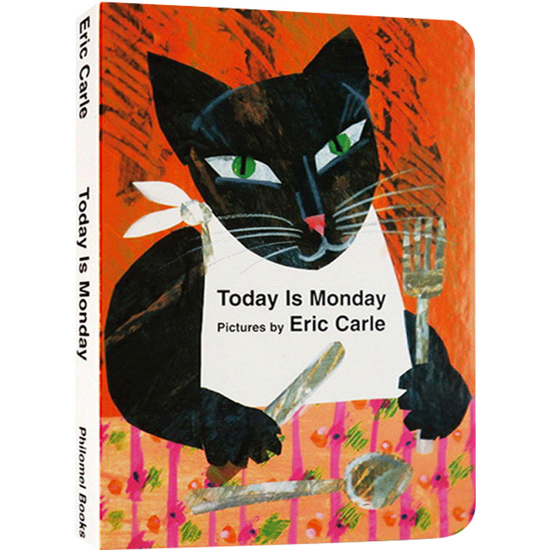 【送音频】【廖彩杏推荐】 Today Is Monday 今天是星期一  Eric Carle 经典启蒙唱读绘本