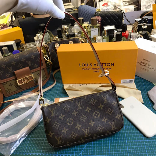 MSL工作室，高端定制，L老花麻将包腋下包 商品图0