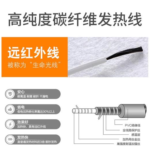 电加热豆帽 温敷头部颈部一体（无豆版，紫红色） 商品图3