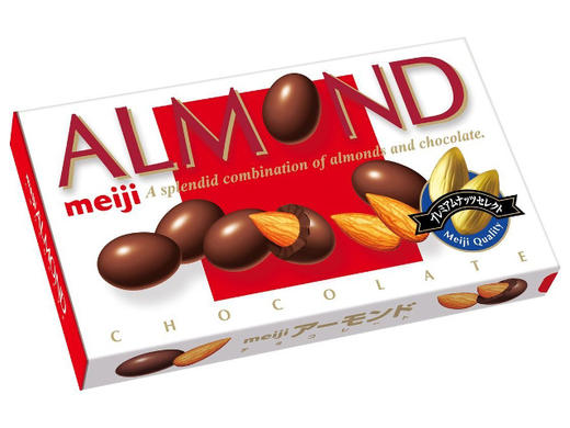 日本本土人气零食 meiji 明治扁桃仁巧克力 88g（004532） 商品图1